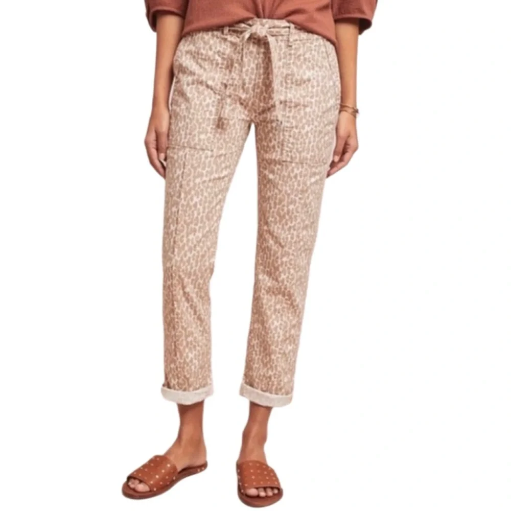Anthropologie | The Wanderer Pant | Taupe Cheetah - Picture 1 of 6
